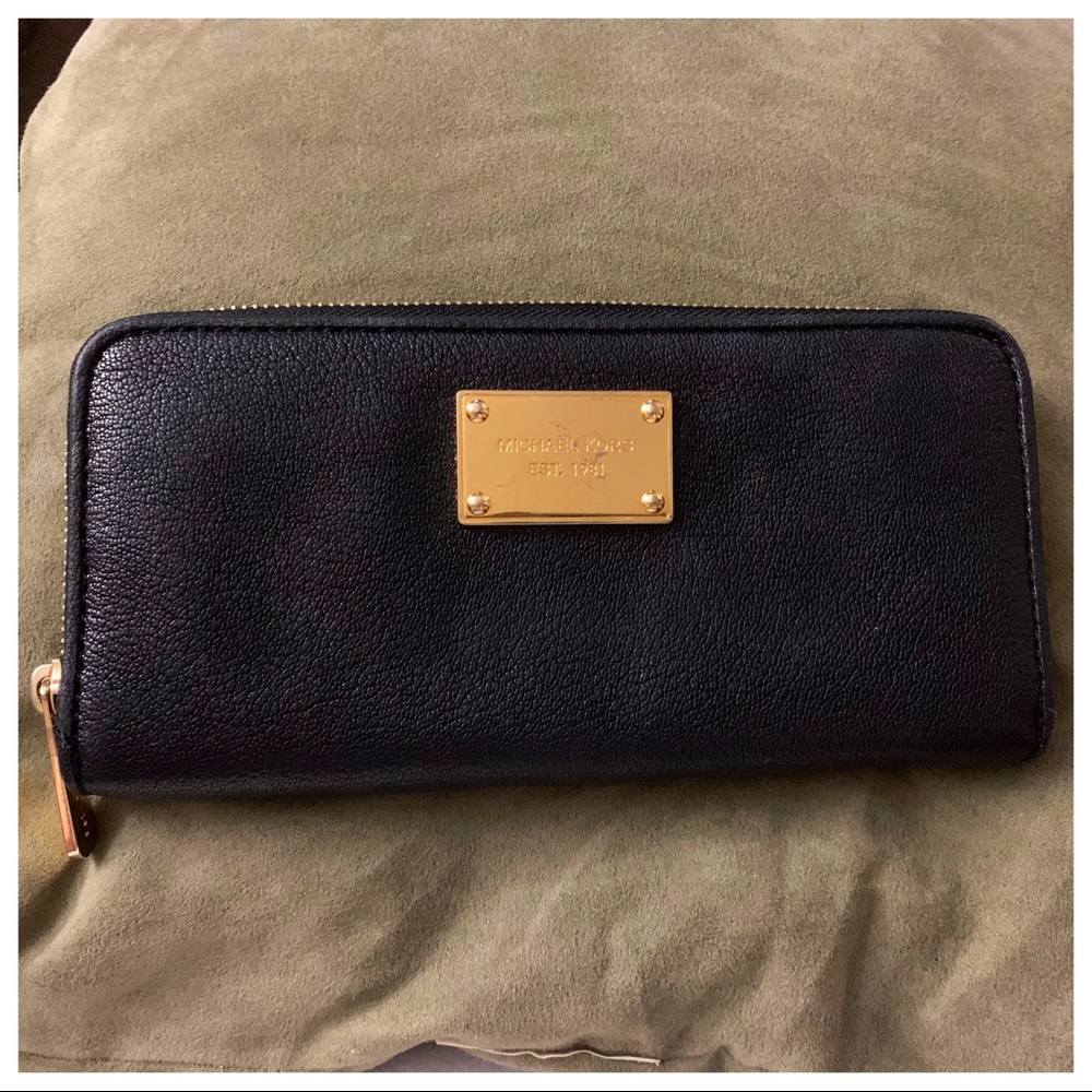Michael Kors Black Leather Wallet